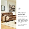 image:imageSignature Design by Ashley Oversized Brown Leather Accent Chair AmberLoveseat