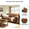 image:imageSignature Design by Ashley Oversized Brown Leather Accent Chair AmberSofa