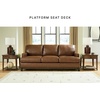 image:imageSignature Design by Ashley Oversized Brown Leather Accent Chair AmberSofa