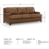 image:imageSignature Design by Ashley Oversized Brown Leather Accent Chair AmberSofa