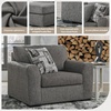 image:imageSignature Design by Ashley Oversized Chairs for Living Room Pewter