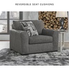 image:imageSignature Design by Ashley Oversized Chairs for Living Room Pewter
