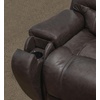 image:imageSignature Design by Ashley Oversized Faux Leather Wall Hugger Recliner FogSmoke
