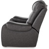 image:imageSignature Design by Ashley Oversized Faux Leather Wall Hugger Recliner FogSmoke