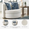 image:imageSignature Design by Ashley Oversized Round Swivel Accent Chair Ivory