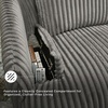 image:imageSignature Design by Ashley Oversized Swivel Glider Recliner IvoryGrey