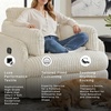 image:imageSignature Design by Ashley Oversized Swivel Glider Recliner IvoryWhite