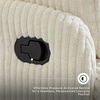 image:imageSignature Design by Ashley Oversized Swivel Glider Recliner IvoryWhite