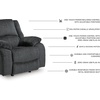 image:imageSignature Design by Ashley Power Rocker Recliner Chair SlatePower