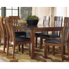 image:imageSignature Design by Ashley Ralene Traditional Dining Room Extension Table Medium Brown amp Ralene Rake Back 19 Dining Room Chair 2 Count Medium BrownMedium Brown