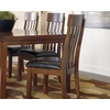 image:imageSignature Design by Ashley Ralene Traditional Dining Room Extension Table Medium Brown amp Ralene Rake Back 19 Dining Room Chair 2 Count Medium BrownMedium Brown