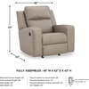 image:imageSignature Design by Ashley Rocker Recliner Chair Umber Brown LavenhornePebble