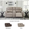 image:imageSignature Design by Ashley Rocker Recliner Chair Umber Brown LavenhornePebble
