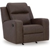 image:imageSignature Design by Ashley Rocker Recliner Chair Umber Brown LavenhorneUmber