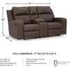 image:imageSignature Design by Ashley Rocker Recliner Chair Umber Brown LavenhorneUmber