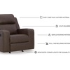 image:imageSignature Design by Ashley Rocker Recliner Chair Umber Brown LavenhorneUmber