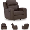 image:imageSignature Design by Ashley Rocker Recliner Chair Umber Brown LavenhorneUmber