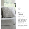 image:imageSignature Design by Ashley Round Velvet Oversized Swivel Accent Chair