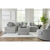 image:imageSignature Design by Ashley Round Velvet Oversized Swivel Accent Chair