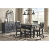 image:imageSignature Design by Ashley Rustic Counter Height Bar Stool Set of 2 BeigeBlack