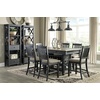 image:imageSignature Design by Ashley Rustic Counter Height Bar Stool Set of 2 BeigeBlack