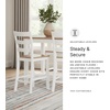 image:imageSignature Design by Ashley Rustic Counter Height Bar Stool Set of 2 BeigeBlack