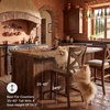 image:imageSignature Design by Ashley Rustic Counter Height Bar Stool Set of 2 BeigeBrown