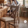 image:imageSignature Design by Ashley Rustic Counter Height Bar Stool Set of 2 BeigeBrown