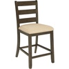 image:imageSignature Design by Ashley Rustic Counter Height Bar Stool Set of 2 BeigeBrown