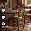 image:imageSignature Design by Ashley Rustic Counter Height Bar Stool Set of 2 BeigeBrown