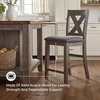 image:imageSignature Design by Ashley Rustic Counter Height Bar Stool Set of 2 BeigeDark Gray