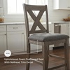 image:imageSignature Design by Ashley Rustic Counter Height Bar Stool Set of 2 BeigeDark Gray