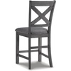 image:imageSignature Design by Ashley Rustic Counter Height Bar Stool Set of 2 BeigeGrey