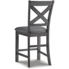 image:imageSignature Design by Ashley Rustic Counter Height Bar Stool Set of 2 BeigeGrey