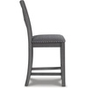 image:imageSignature Design by Ashley Rustic Counter Height Bar Stool Set of 2 BeigeGrey