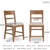 image:imageSignature Design by Ashley Rustic Counter Height Bar Stool Set of 2 BeigeLight Brown  Beige