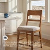 image:imageSignature Design by Ashley Rustic Counter Height Bar Stool Set of 2 BeigeLight Brown  Beige