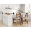 image:imageSignature Design by Ashley Rustic Counter Height Bar Stool Set of 2 BeigeLight Brown  Beige