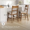 image:imageSignature Design by Ashley Rustic Counter Height Bar Stool Set of 2 BeigeLight Brown  Beige
