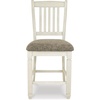 image:imageSignature Design by Ashley Rustic Counter Height Bar Stool Set of 2 BeigeWhite