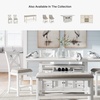image:imageSignature Design by Ashley Rustic Counter Height Bar Stool Set of 2 BeigeWhite