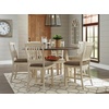 image:imageSignature Design by Ashley Rustic Counter Height Bar Stool Set of 2 BeigeWhite