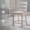 image:imageSignature Design by Ashley Rustic Counter Height Bar Stool Set of 2 BeigeWhitewash