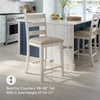 image:imageSignature Design by Ashley Rustic Counter Height Bar Stool Set of 2 BeigeWhitewash
