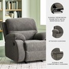 image:imageSignature Design by Ashley Scranto Modern Manual Rocker Recliner GrayGrey