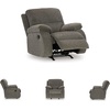image:imageSignature Design by Ashley Scranto Modern Manual Rocker Recliner GrayGrey
