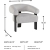 image:imageSignature Design by Ashley Sculptural Living Room Accent Chair WhiteBlack