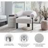 image:imageSignature Design by Ashley Sculptural Living Room Accent Chair WhiteBlack