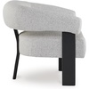 image:imageSignature Design by Ashley Sculptural Living Room Accent Chair WhiteBlack