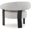 image:imageSignature Design by Ashley Sculptural Living Room Accent Chair WhiteBlack